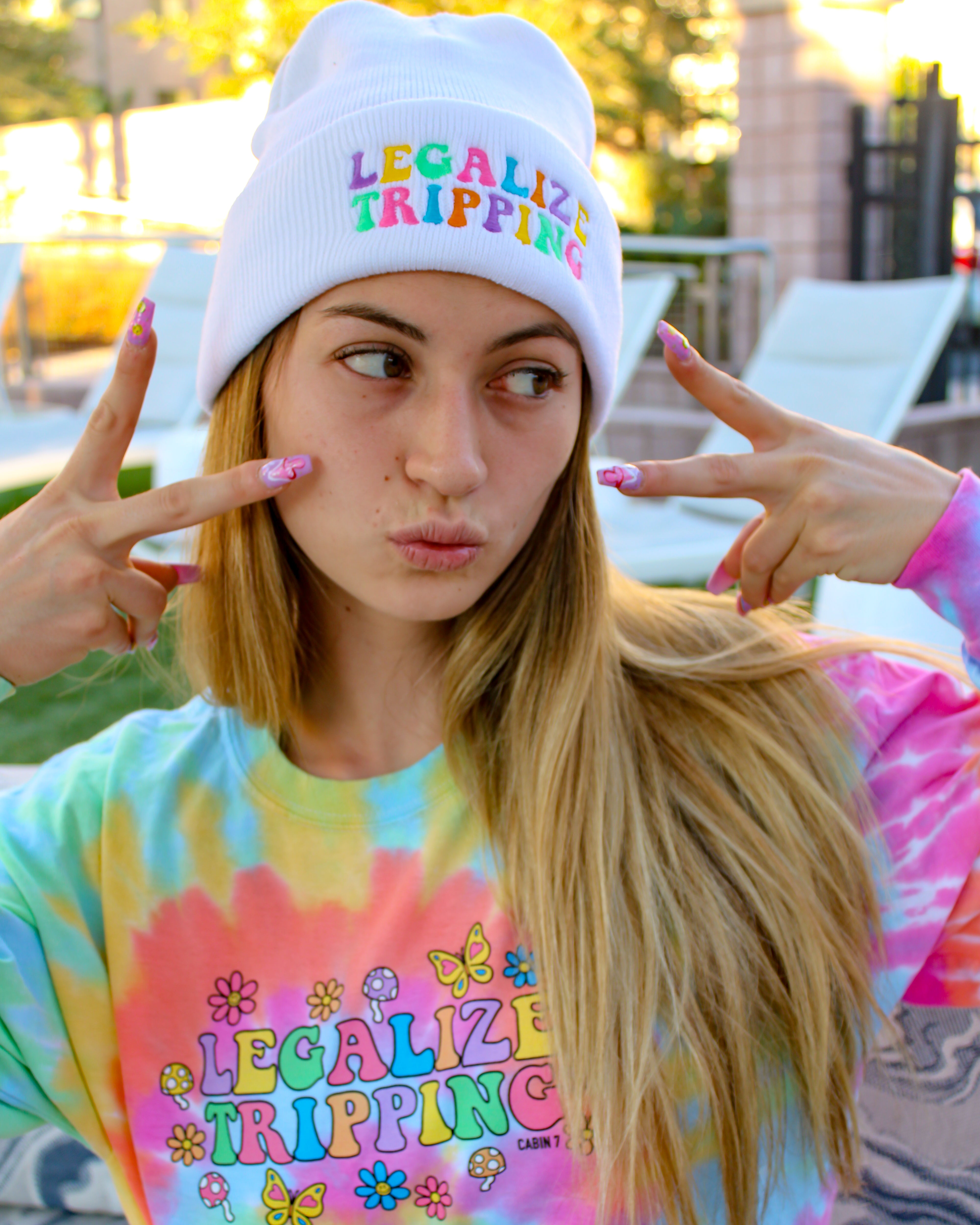 Legalize Tripping Beanie