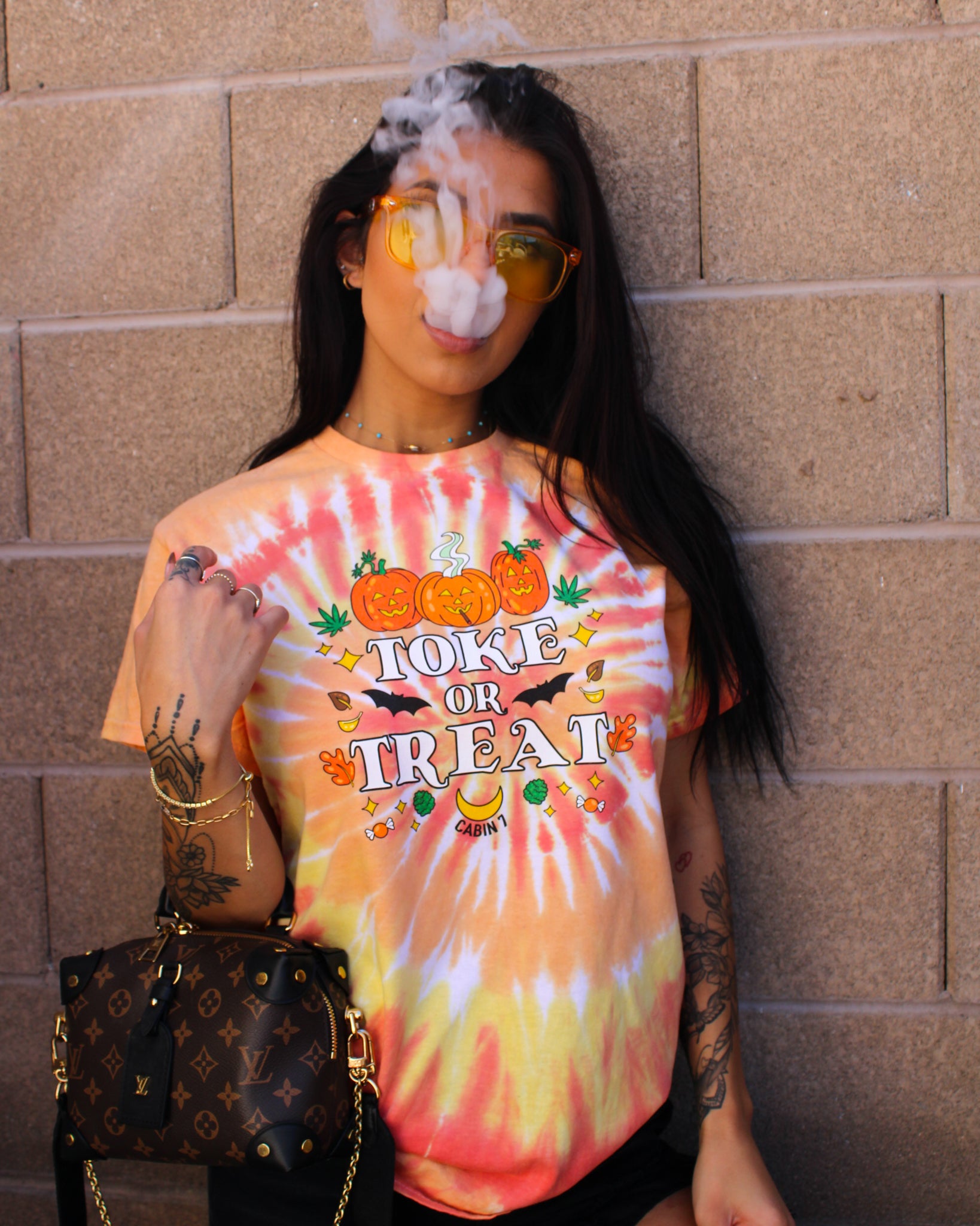 Toke Or Treat Tie Dye T-Shirt
