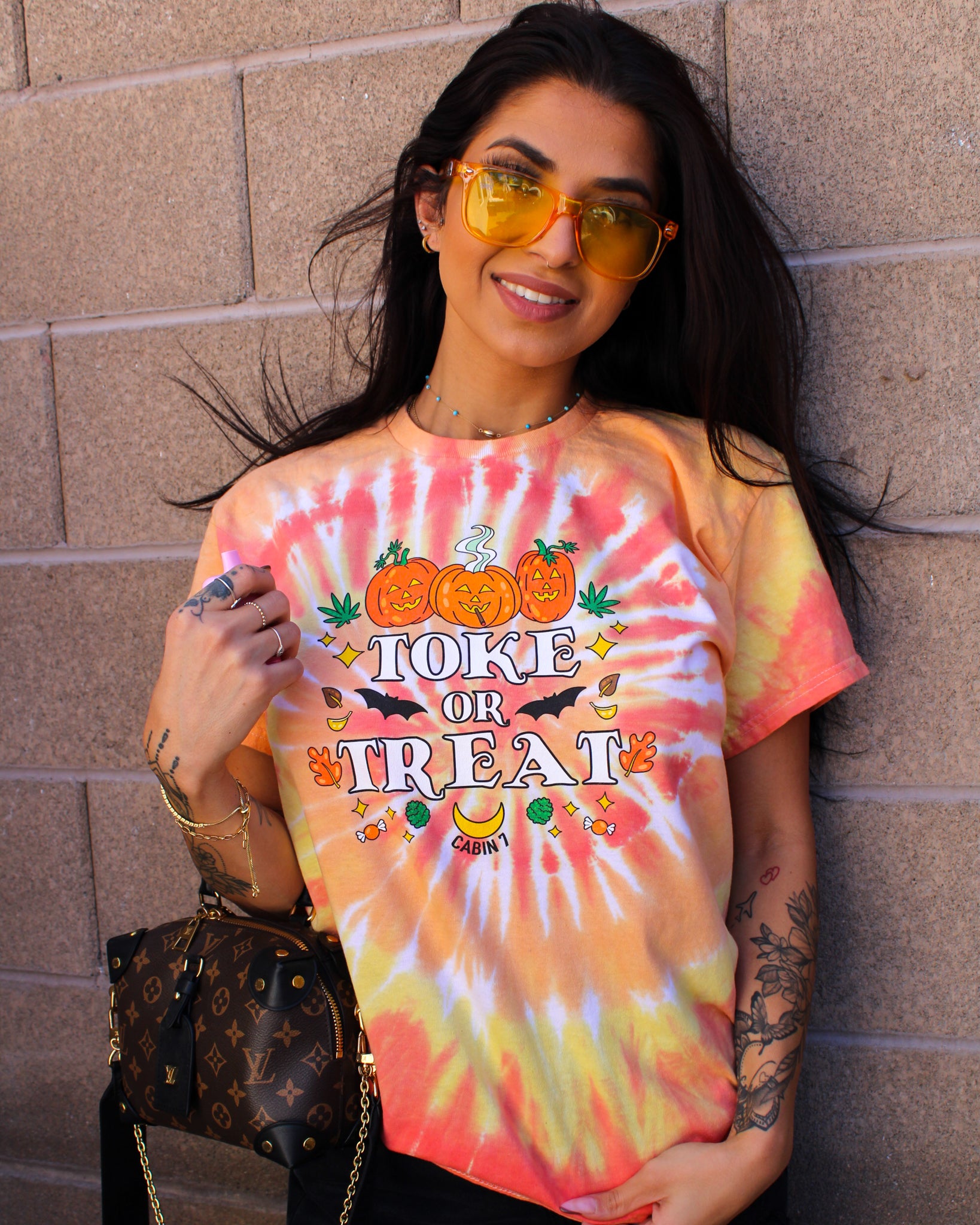 Toke Or Treat Tie Dye T-Shirt