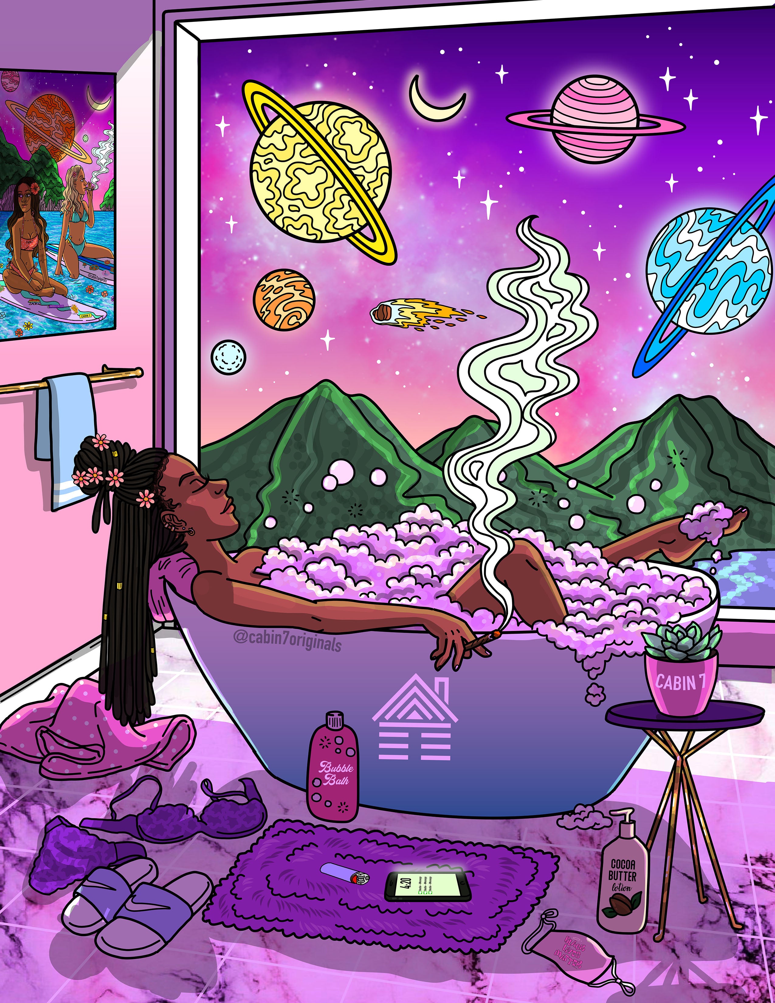 "Relaxation" Poster Print