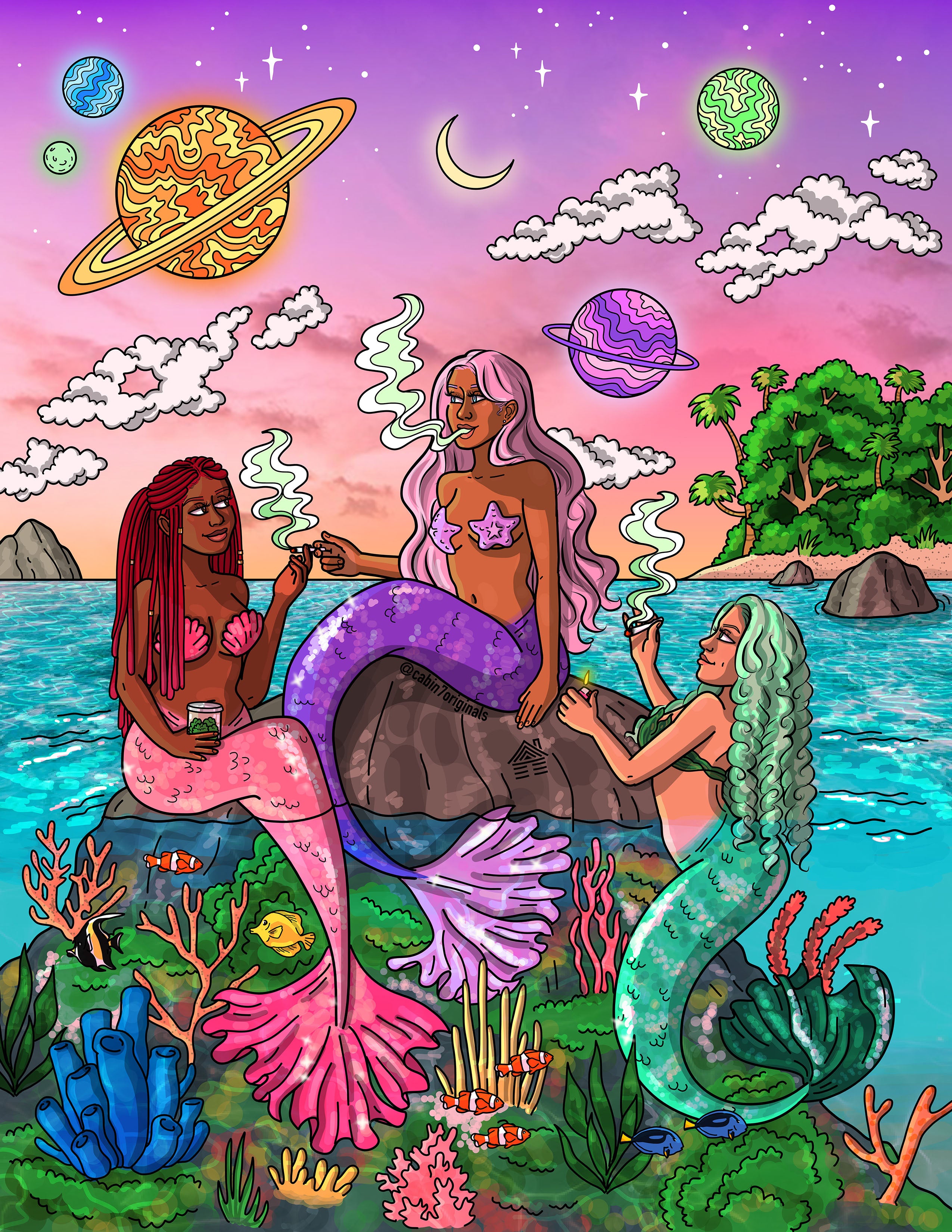 "Seaweed" Poster Print