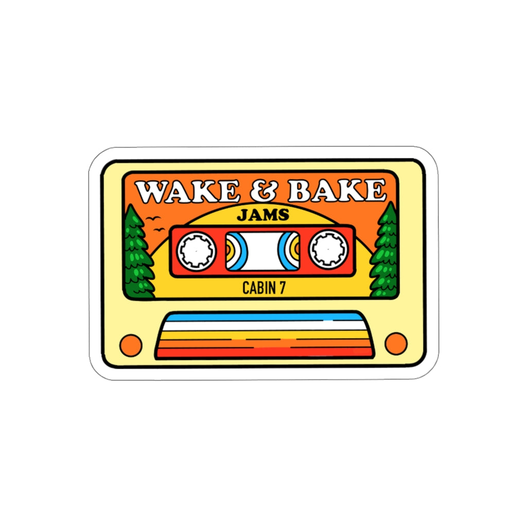 Wake & Bake Jams Sticker