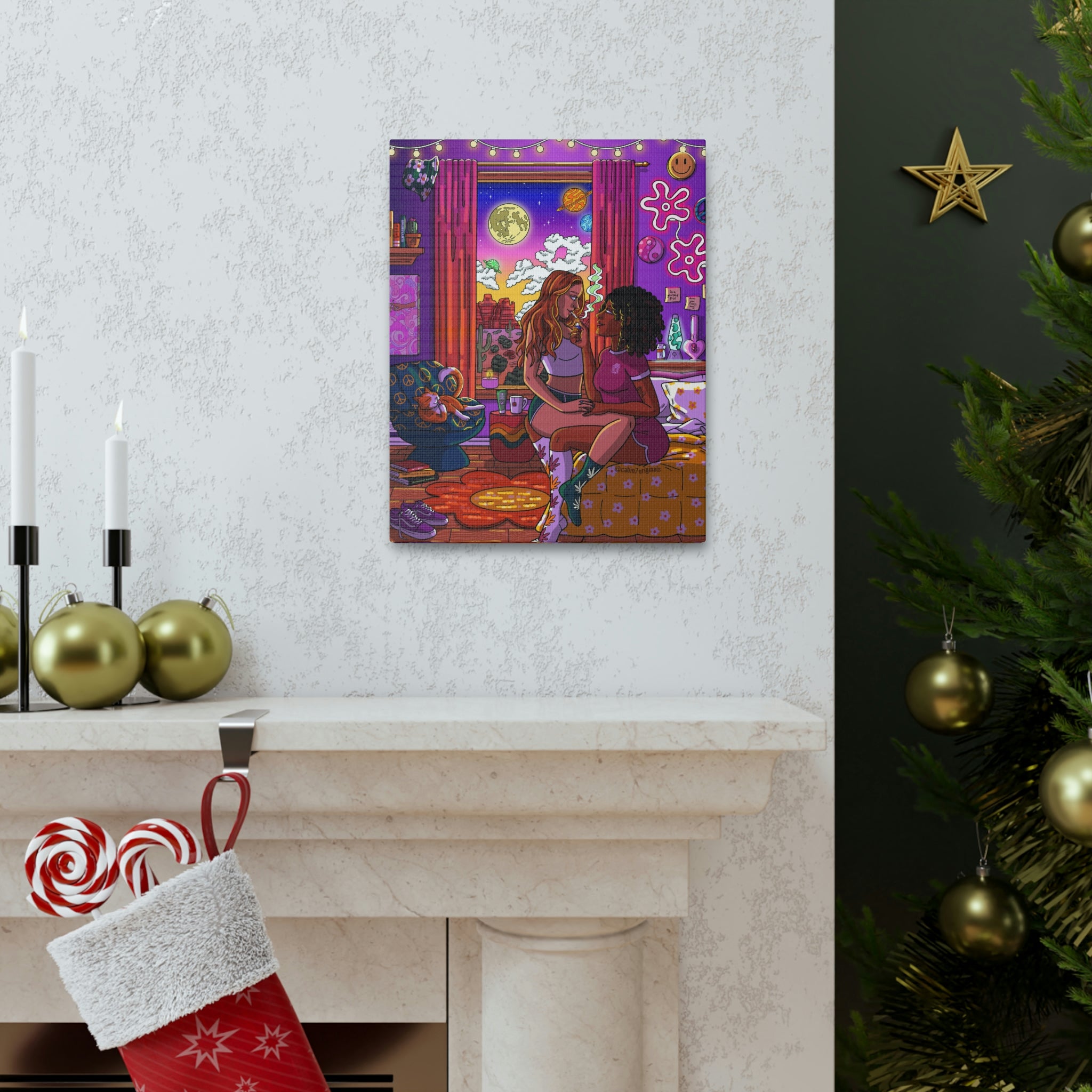 "Electric Feel" Canvas Print