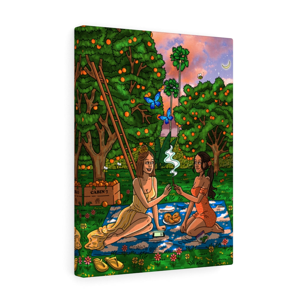 "Orange Grove" Canvas Print