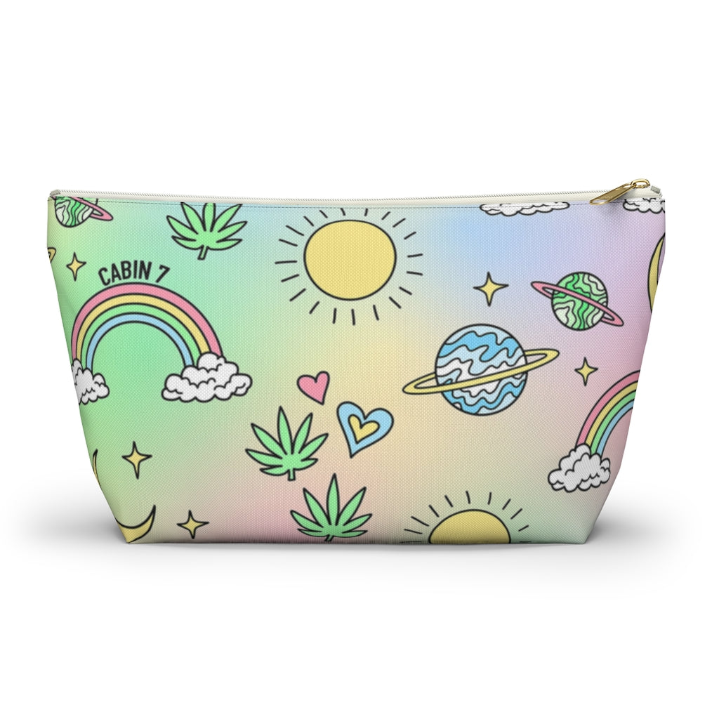 Pastel Rainbow Zipper Pouch