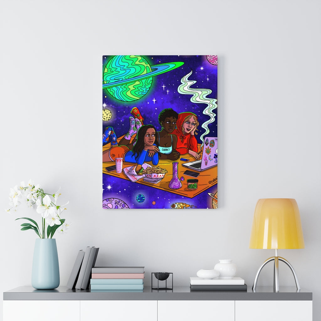 "Saturday Night" Canvas Print