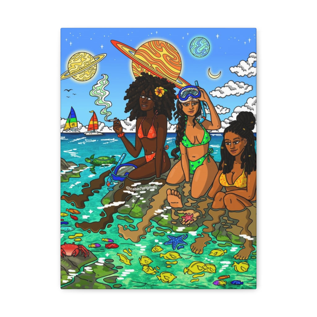 "Aquamarine" Canvas Print