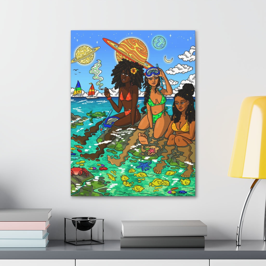 "Aquamarine" Canvas Print
