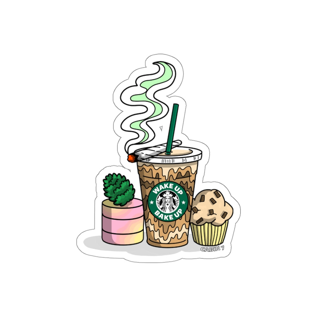 Wake & Bake Sticker