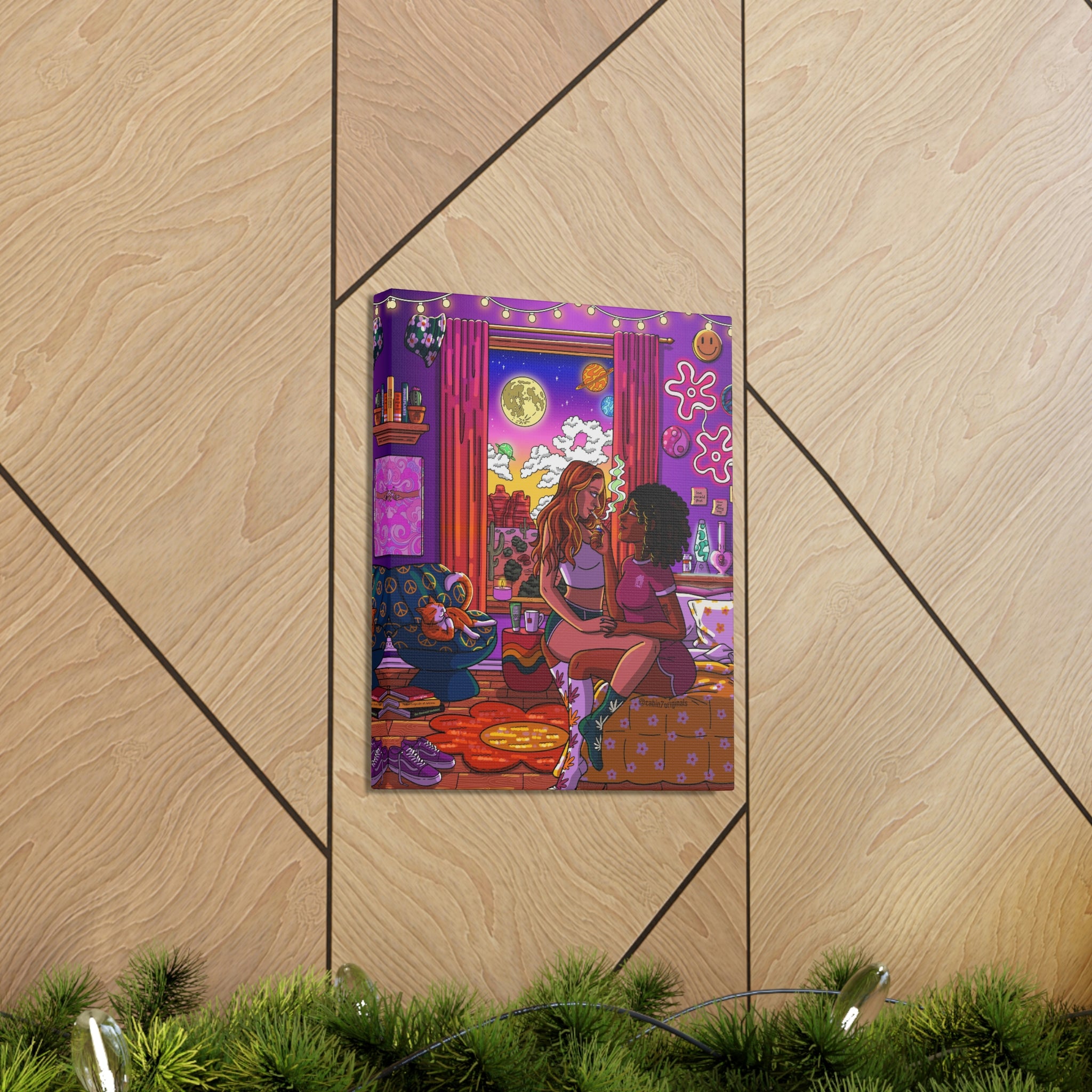 "Electric Feel" Canvas Print