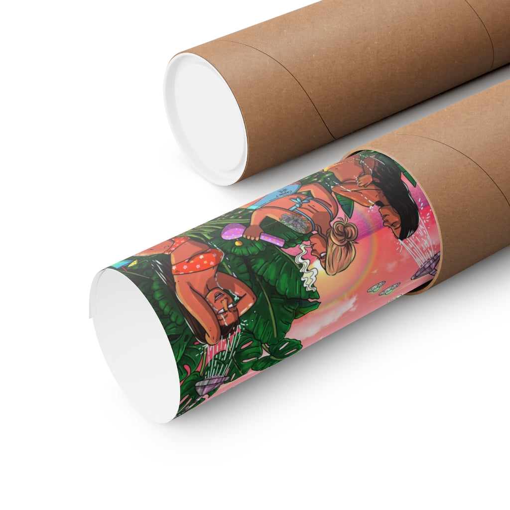 "Peach Sherbert" Poster Print