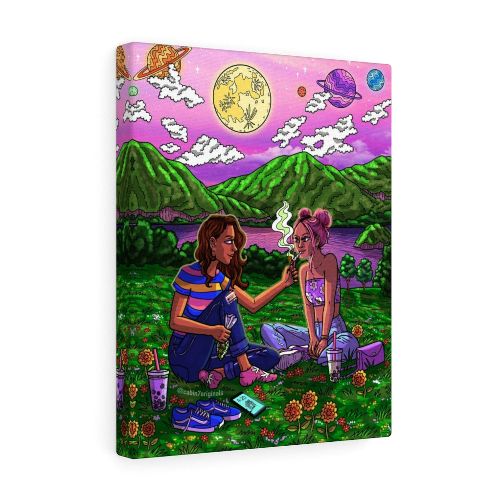 "Do You Wanna Get High?" Canvas Print