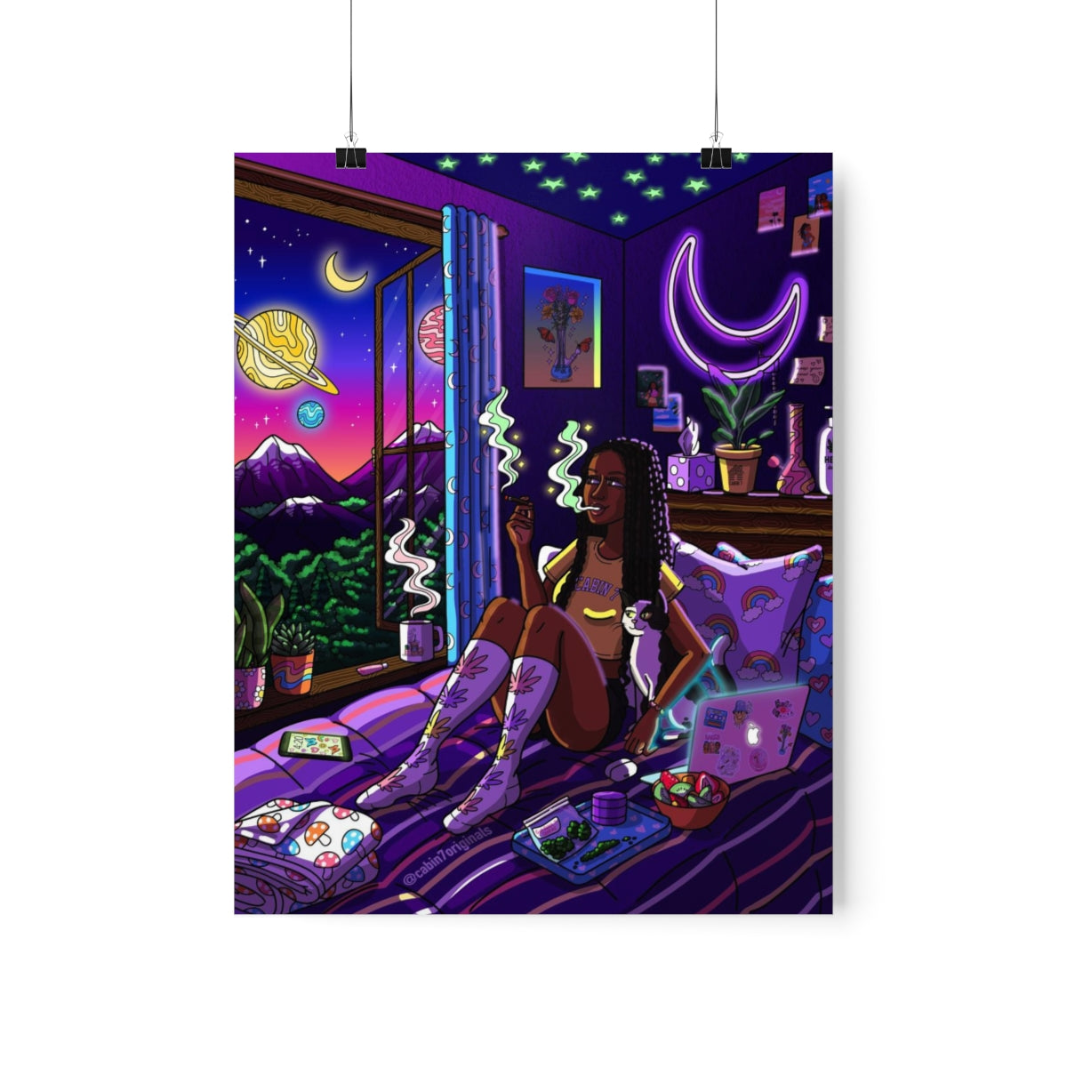 "Luna" Poster Print