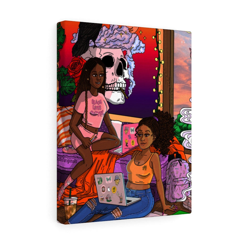 "Study Buddy" Canvas Print