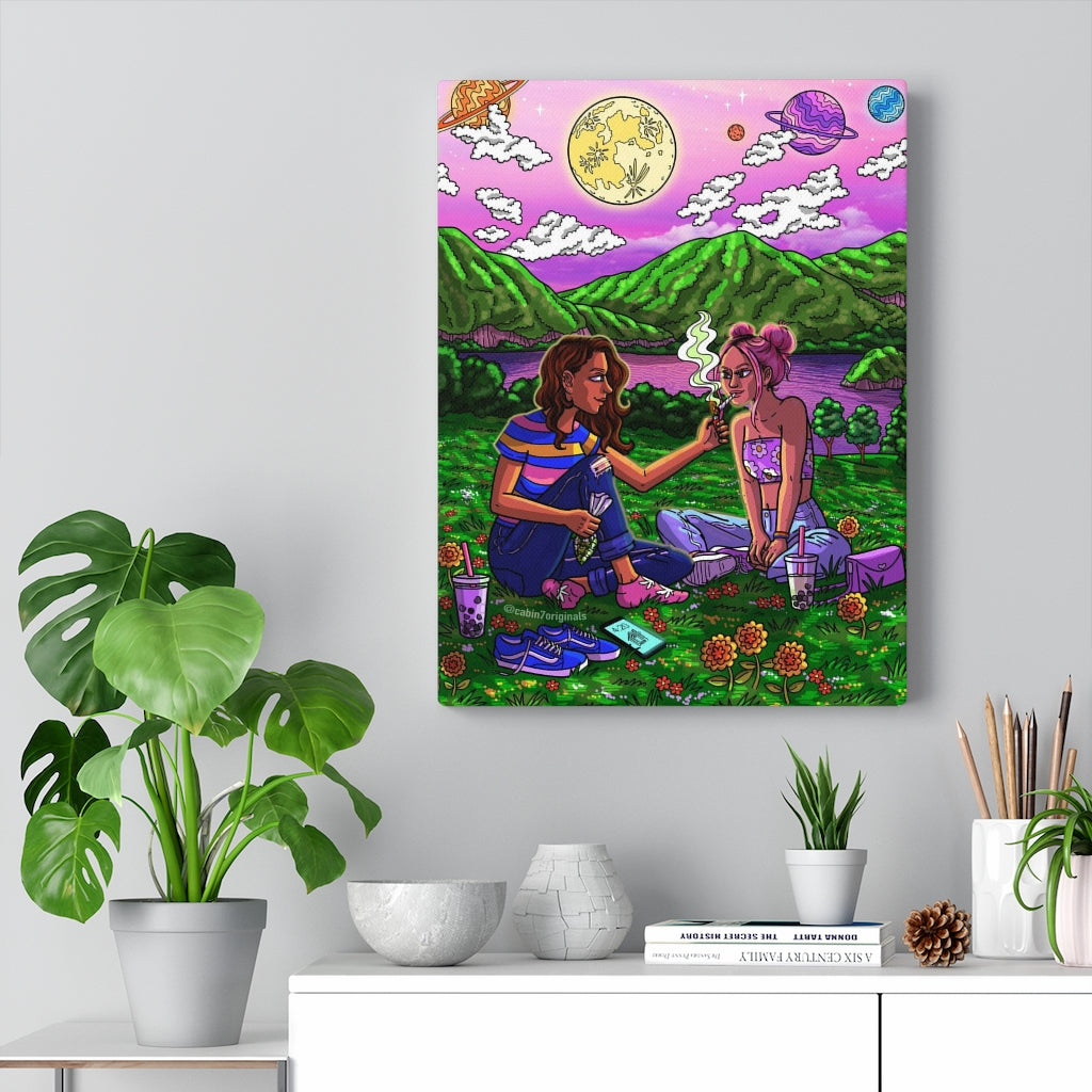 "Do You Wanna Get High?" Canvas Print