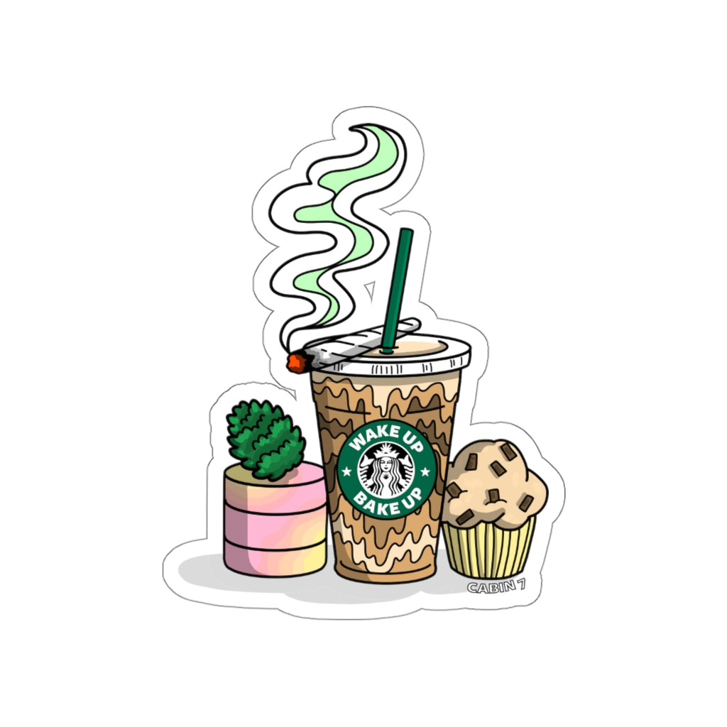 Wake & Bake Sticker