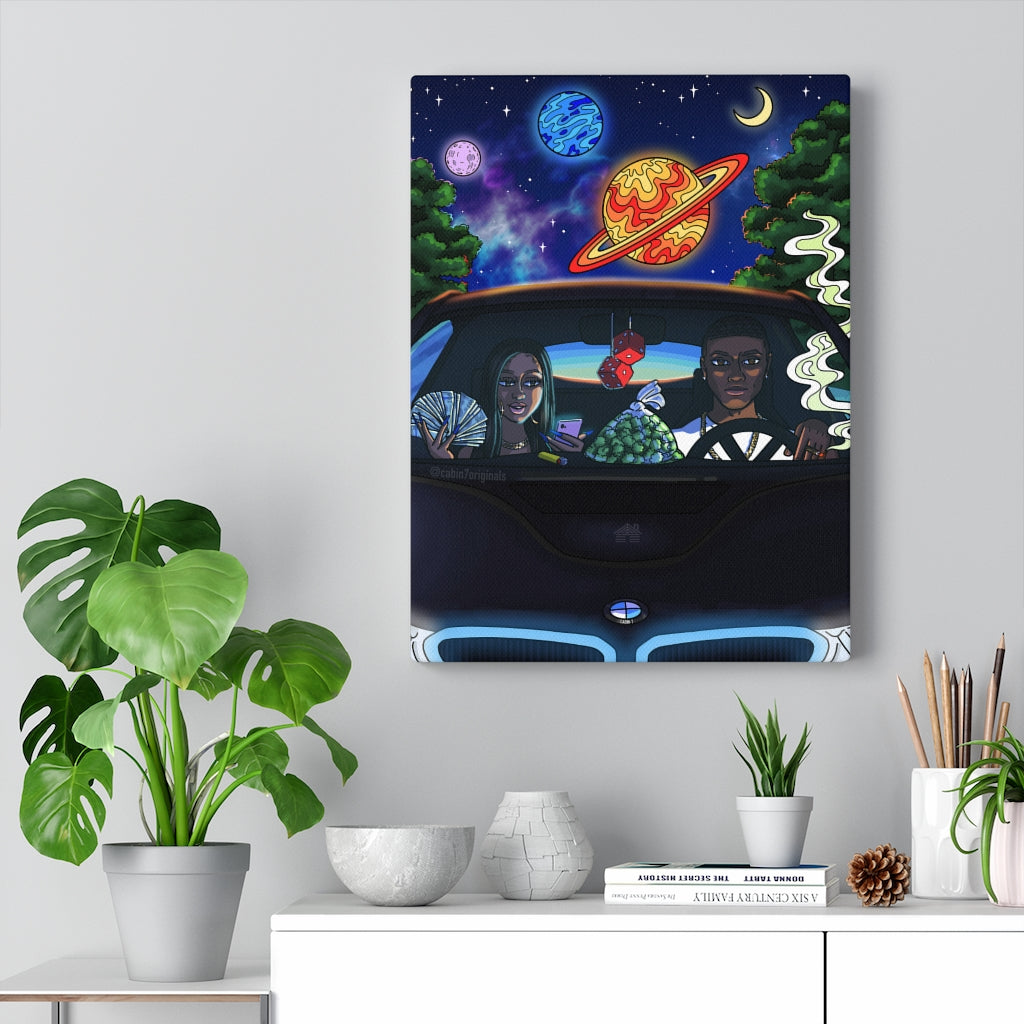 "Space Cruise" Canvas Print