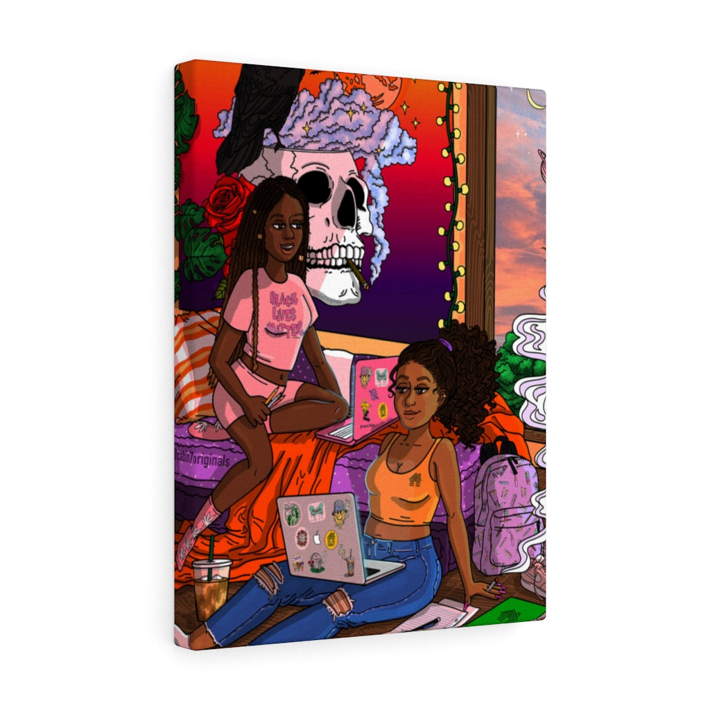 "Study Buddy" Canvas Print