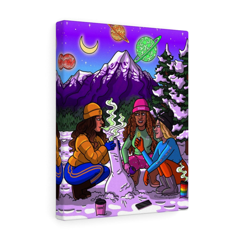 "Snow Bong" Canvas Print