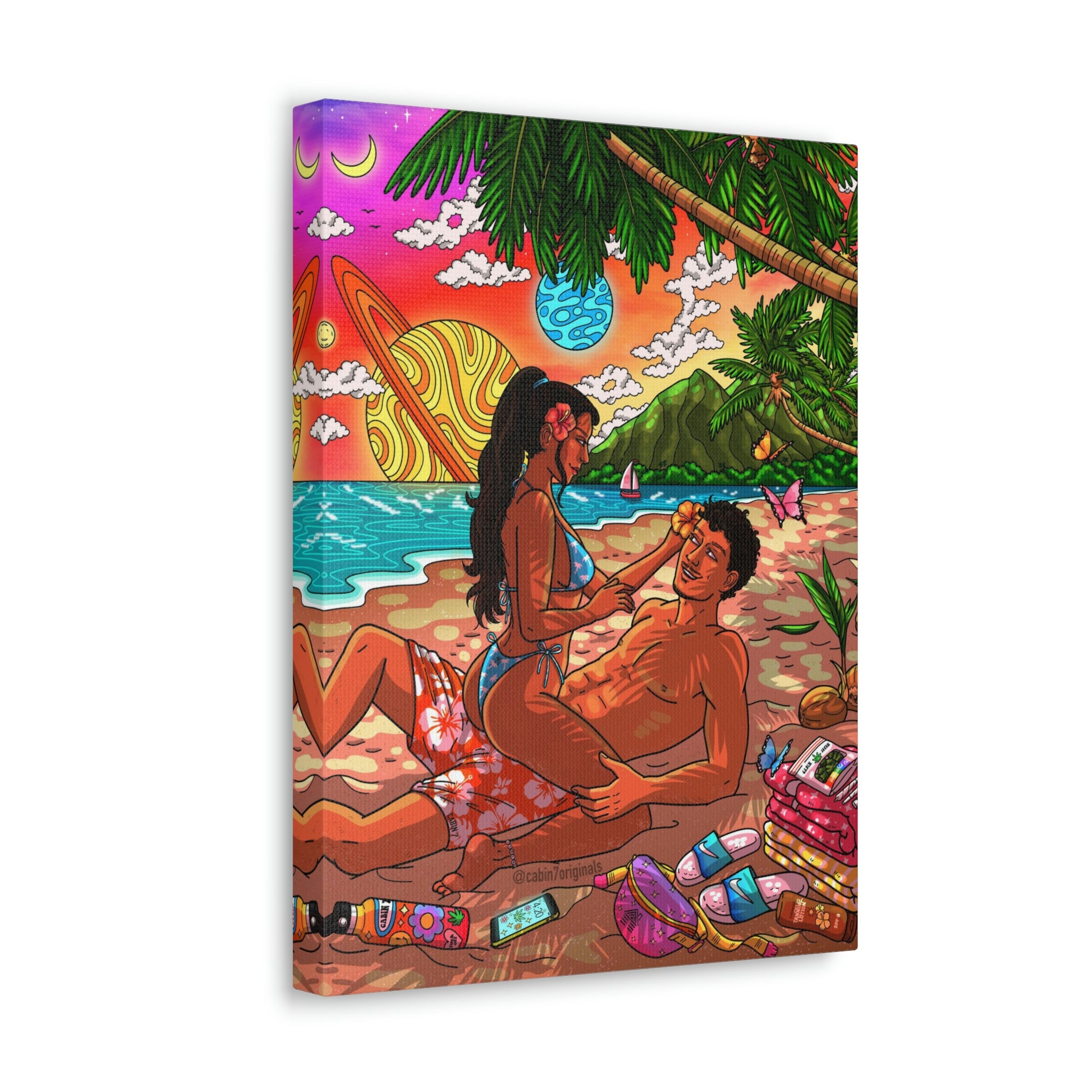 "Heatwaves" Canvas Print