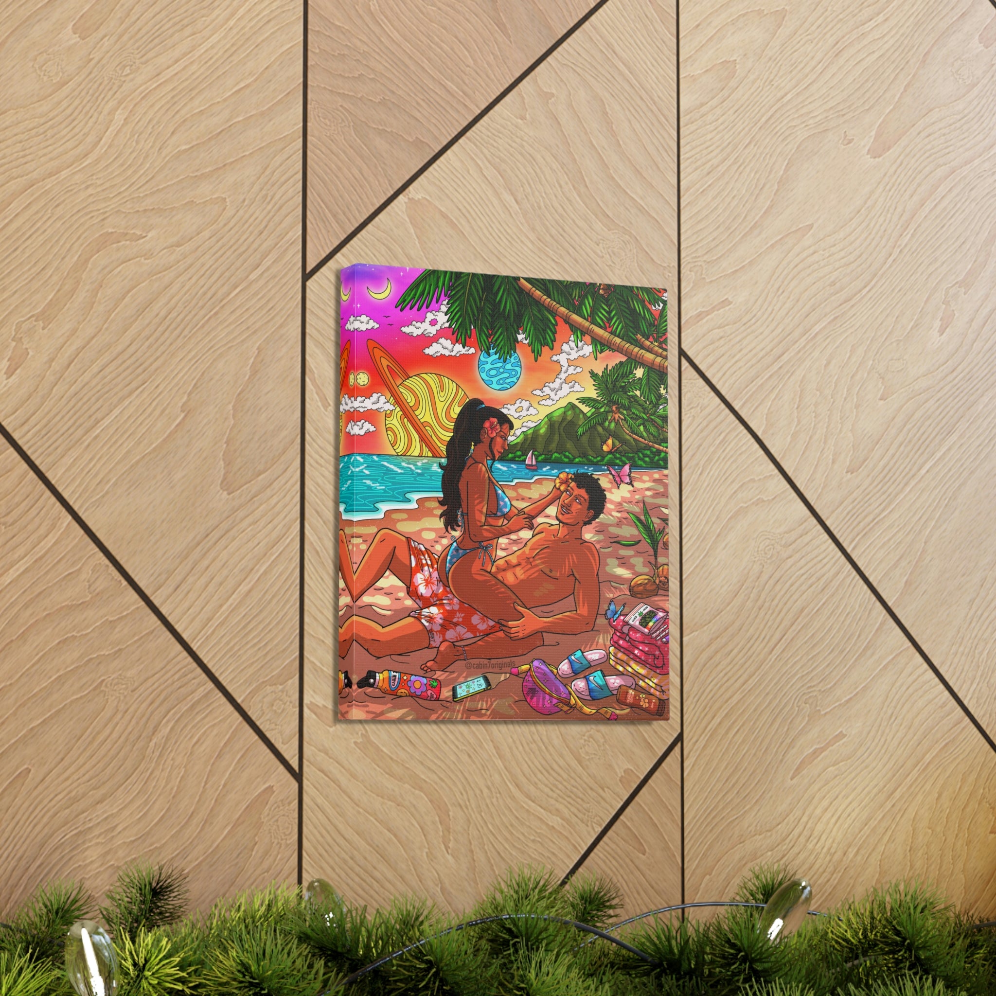 "Heatwaves" Canvas Print