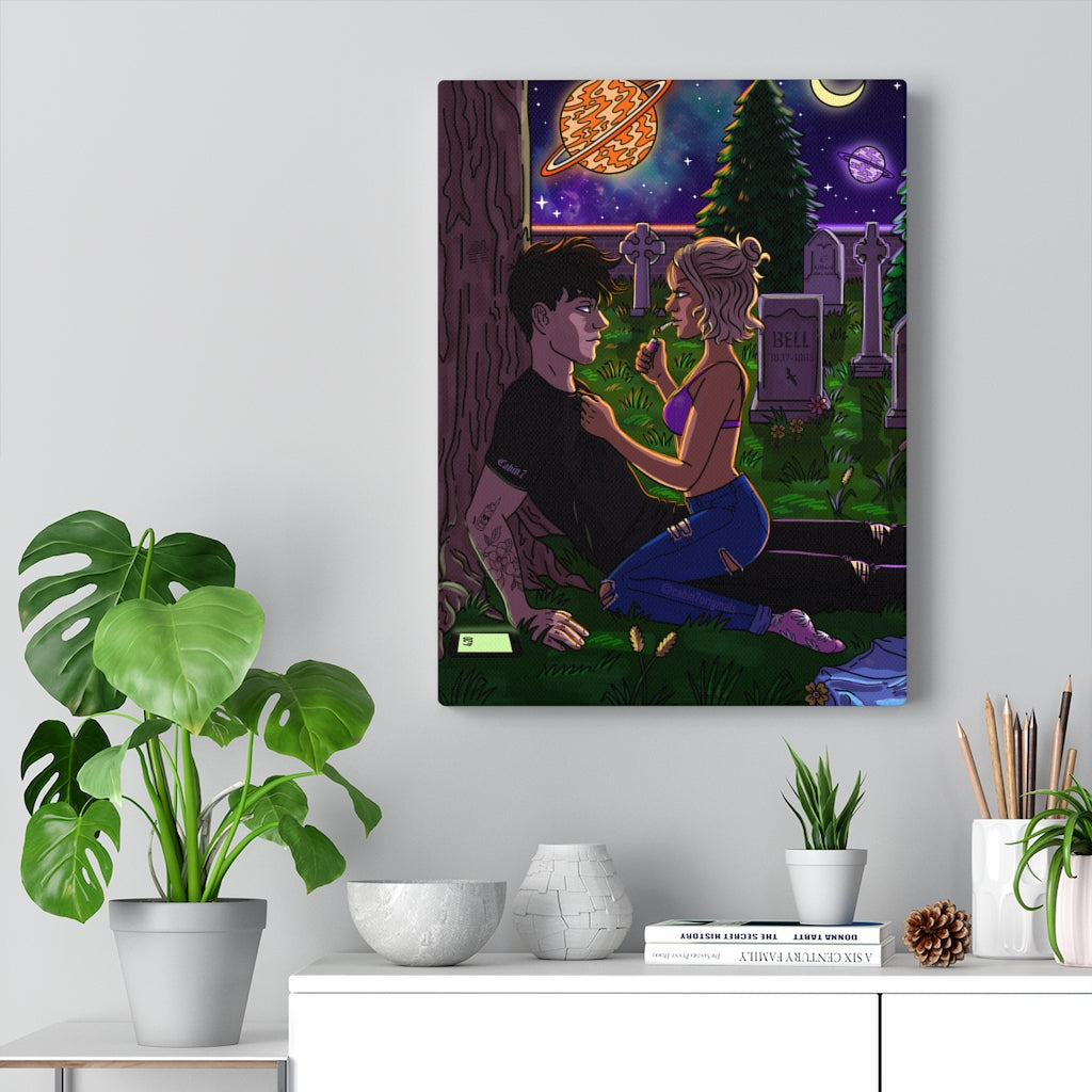 "Graveyard Shift" Canvas Print