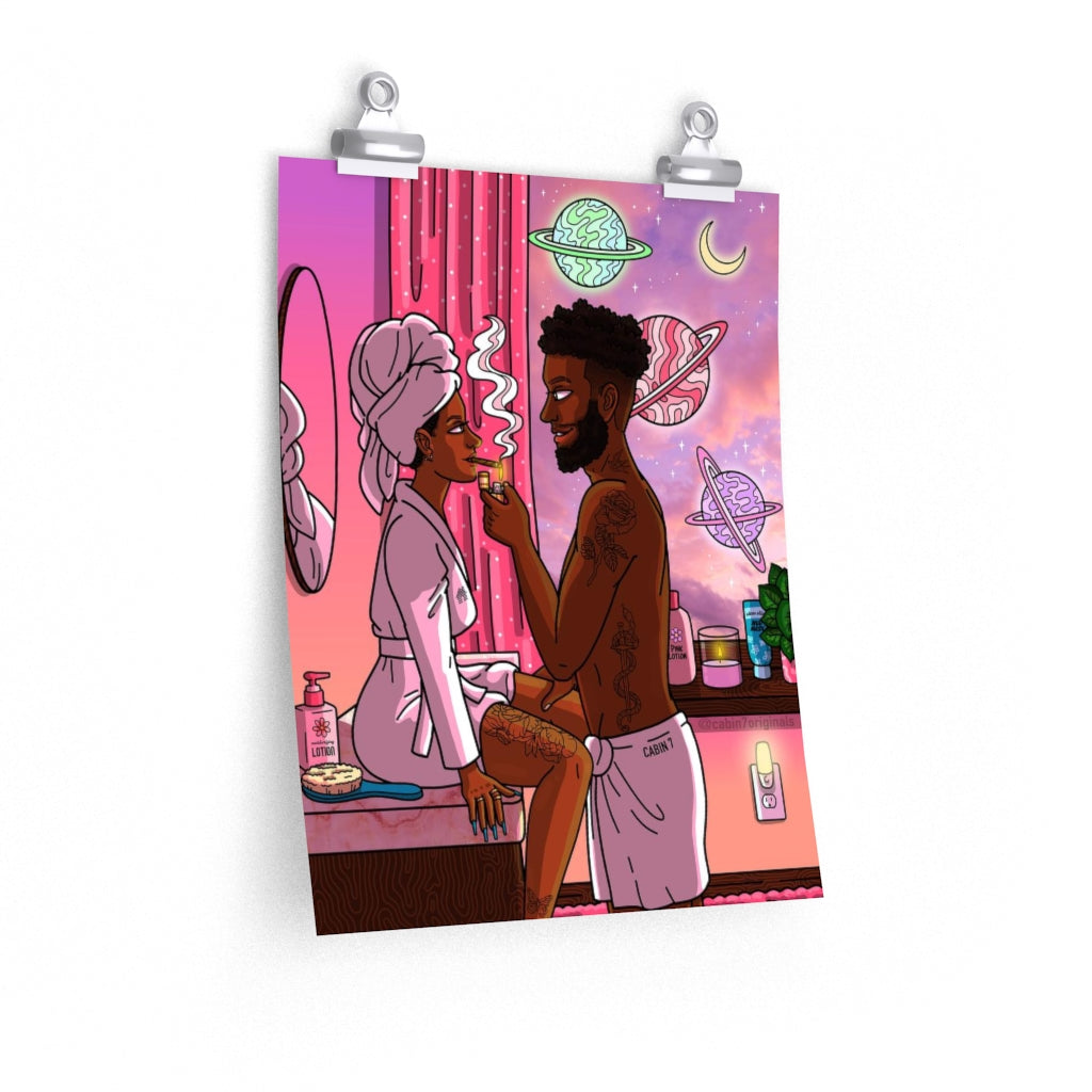 "Bath Time Blunt" Poster Print