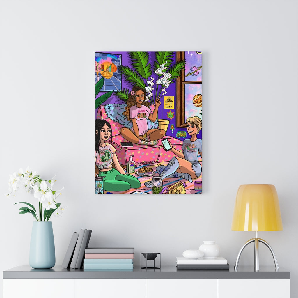 "Lazy Day In" Canvas Print
