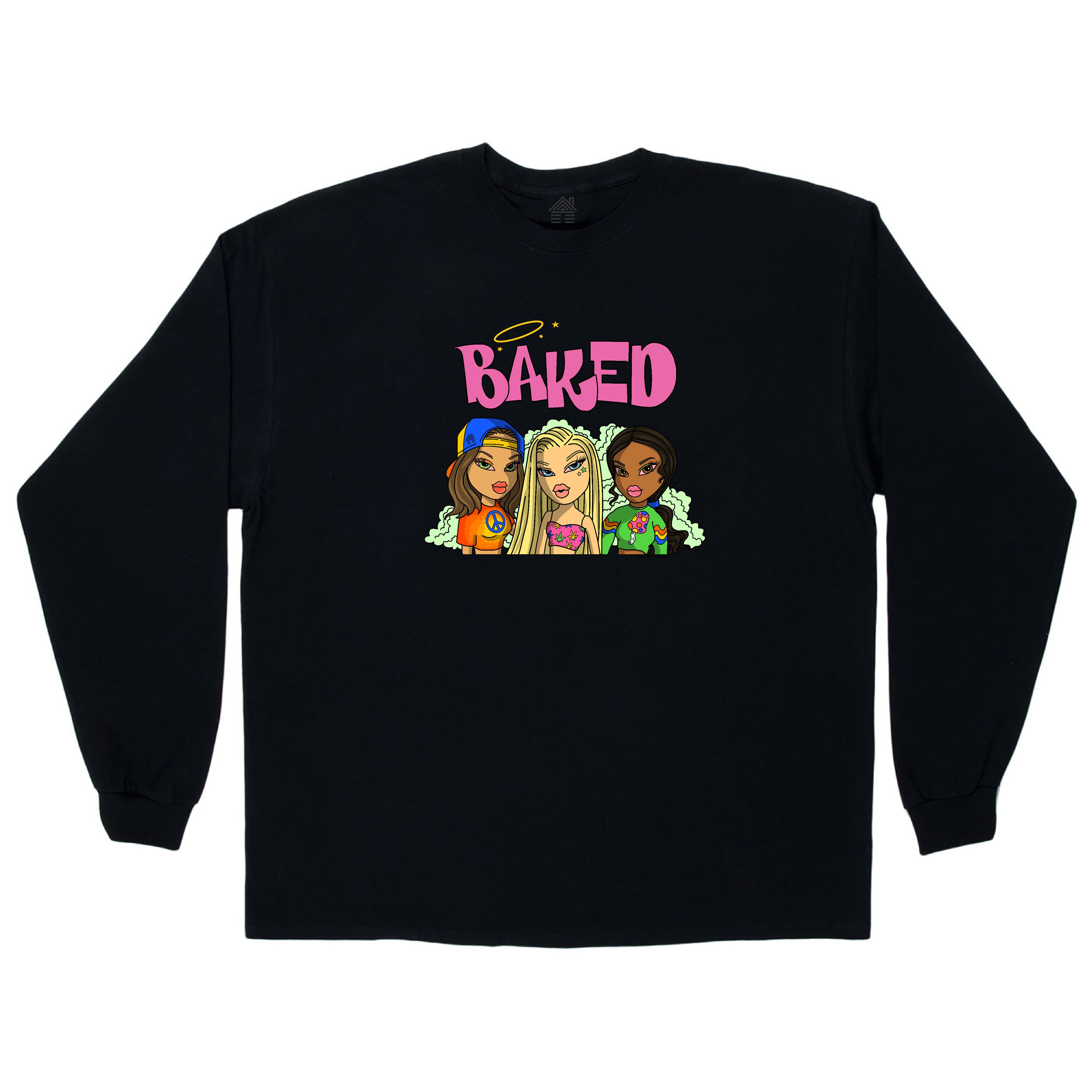 Baked Babes Long Sleeve - BLACK