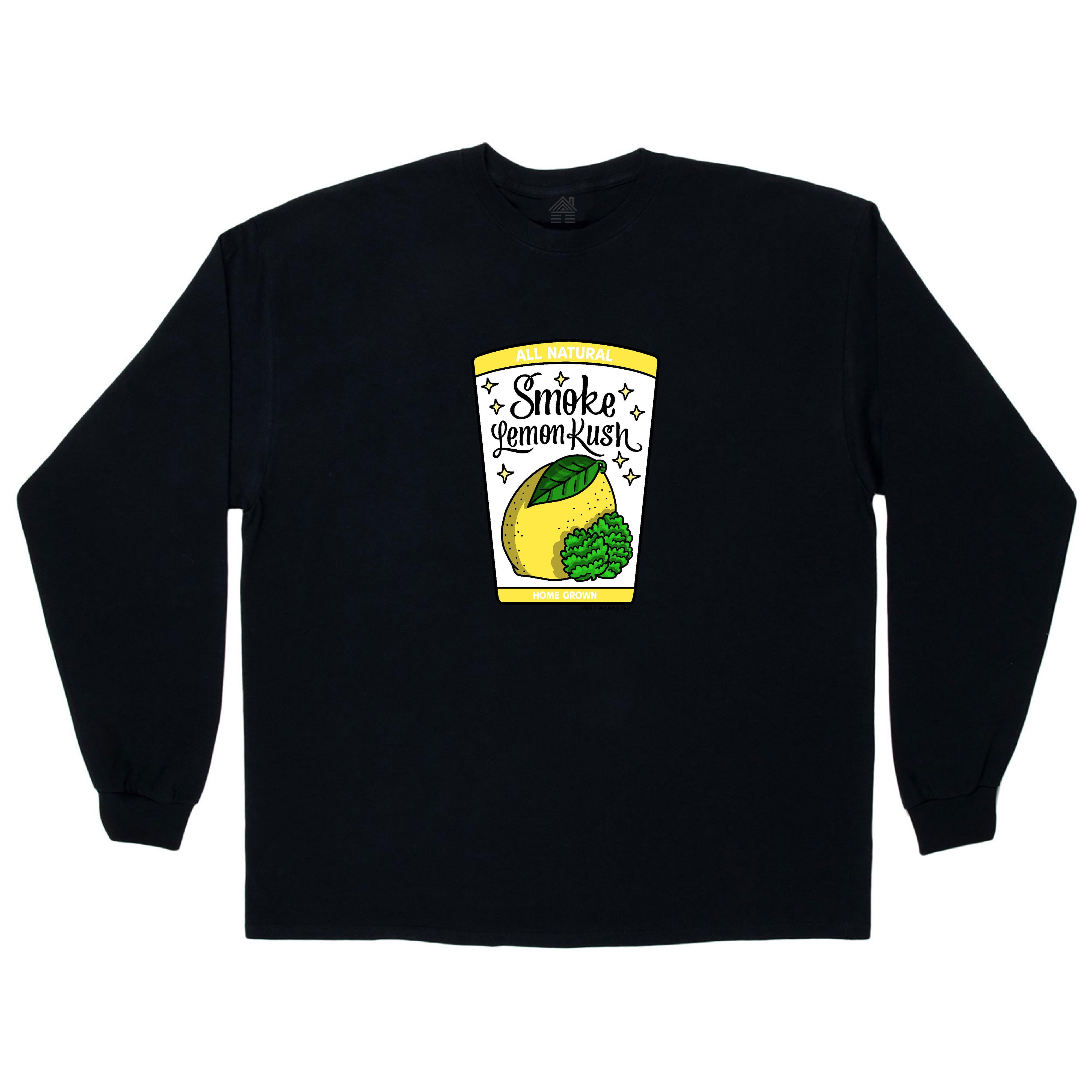 Lemon Kush Long Sleeve - BLACK