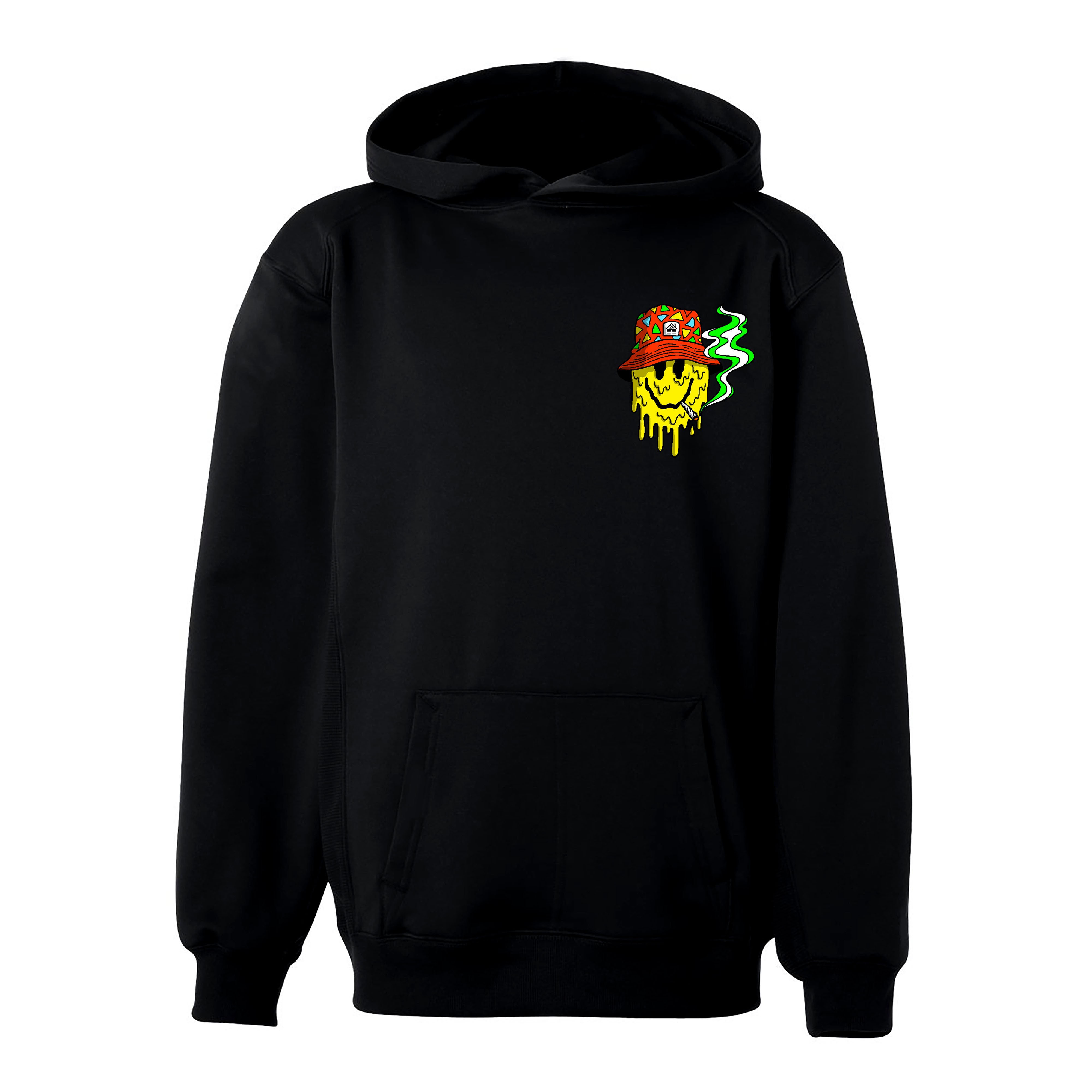 Stoney Smiley Hoodie - BLACK