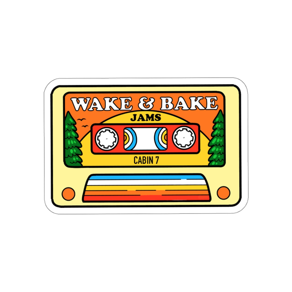 Wake & Bake Jams Sticker