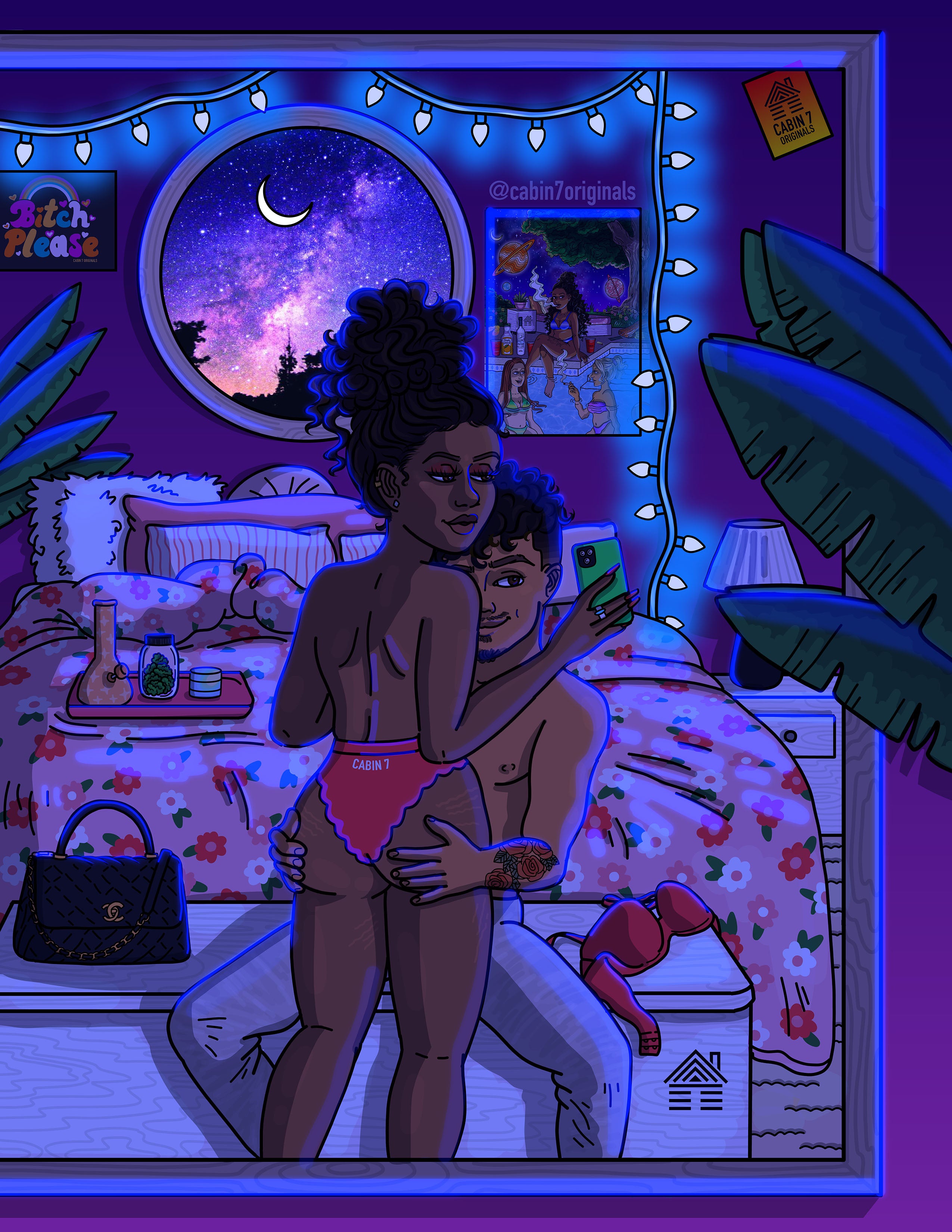 "Midnight Blue" Poster Print