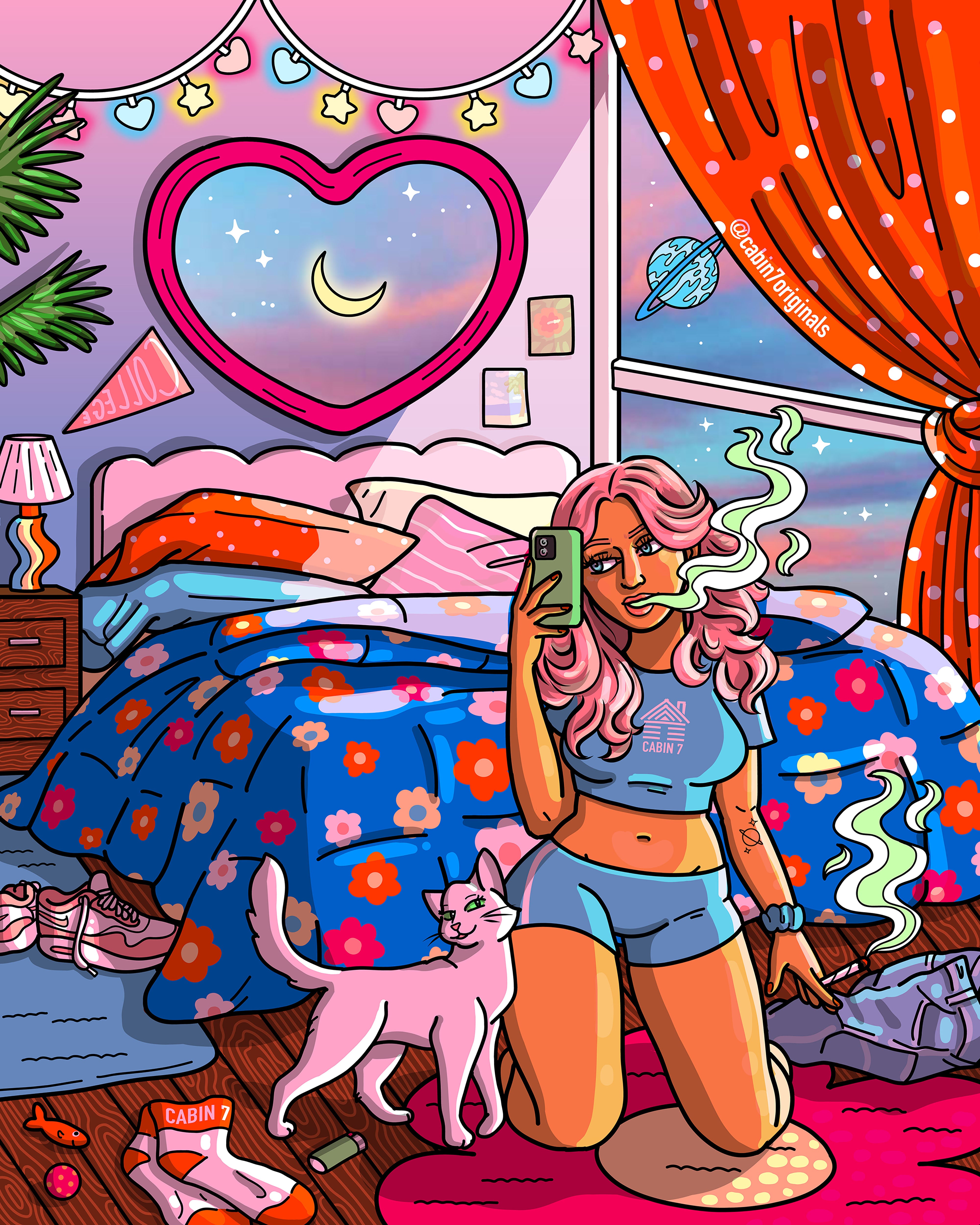 "Bubblegum" Poster Print