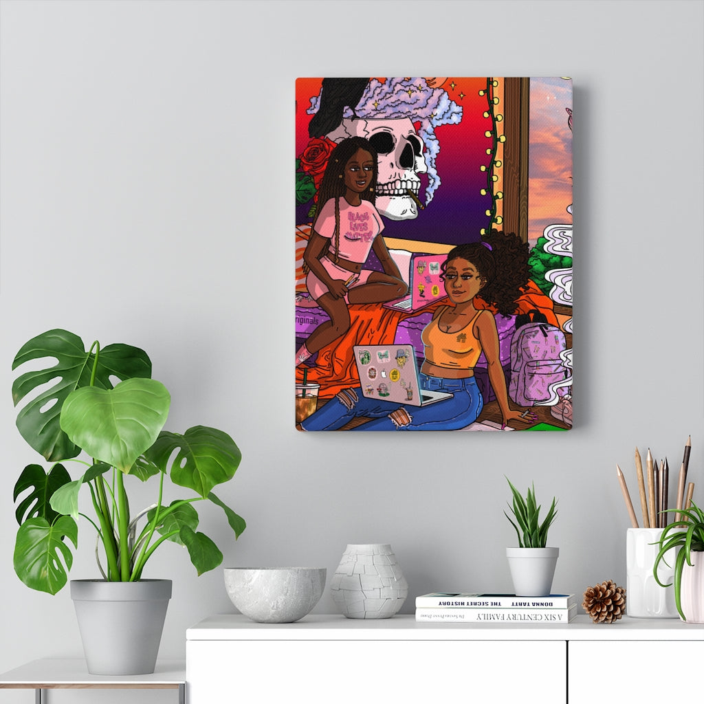 "Study Buddy" Canvas Print