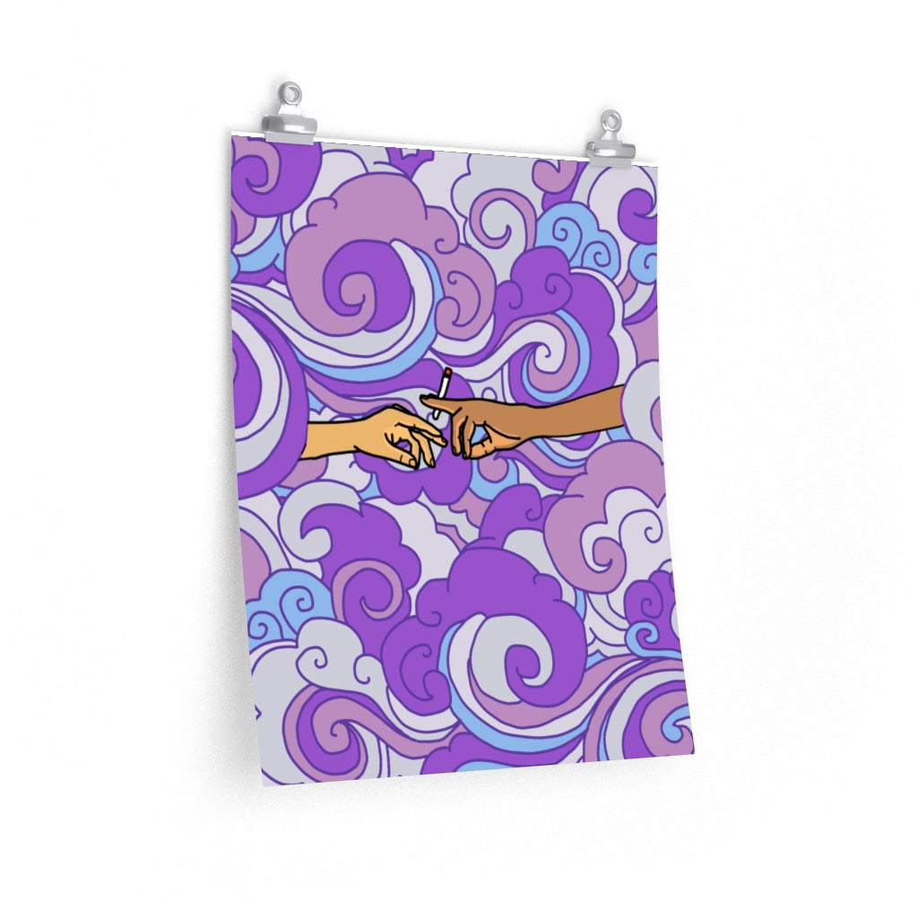 "Joint Custody (Violet)" Poster Print