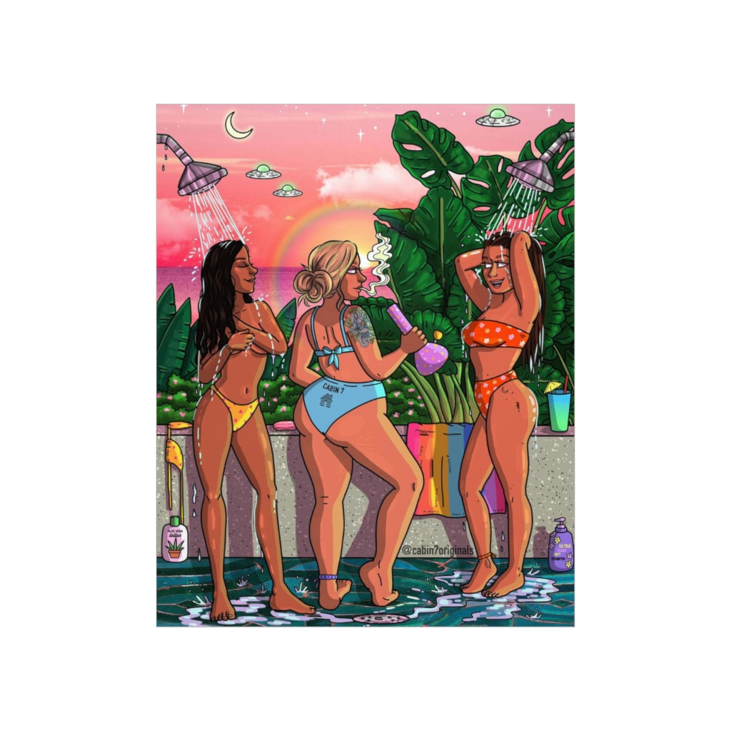 "Peach Sherbert" Poster Print