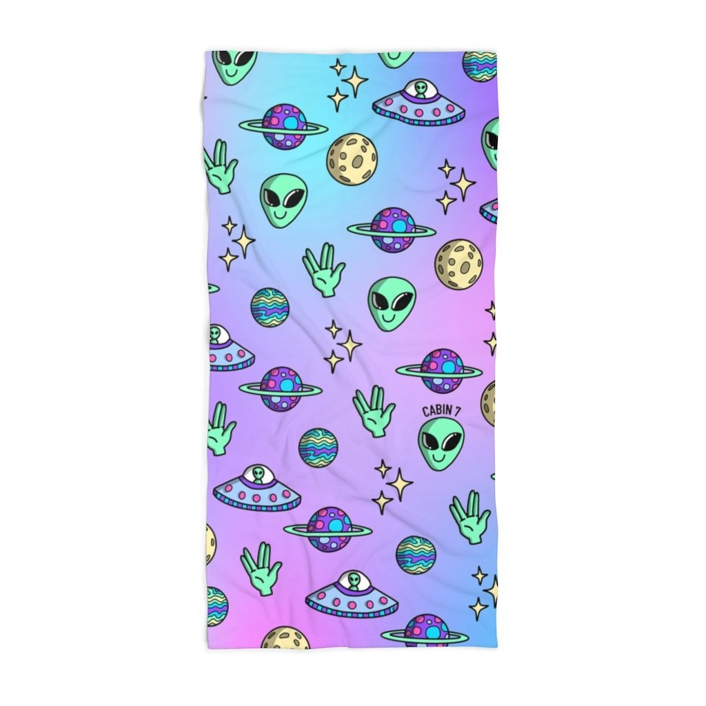 Aliens Beach Towel