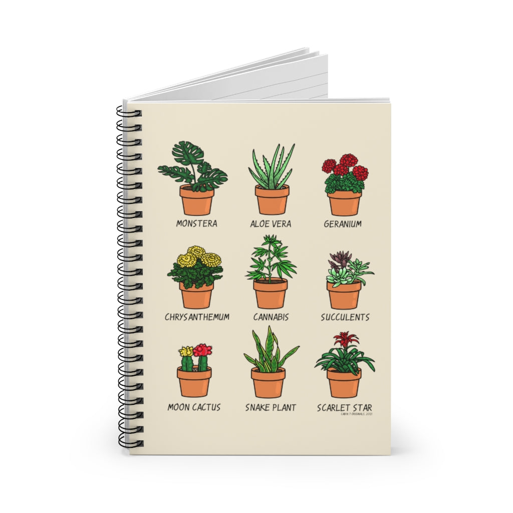 Pot Head Spiral Notebook