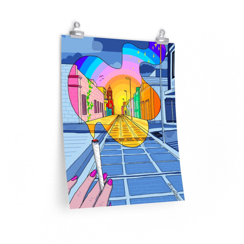 "Medicated Perspective" Poster Print