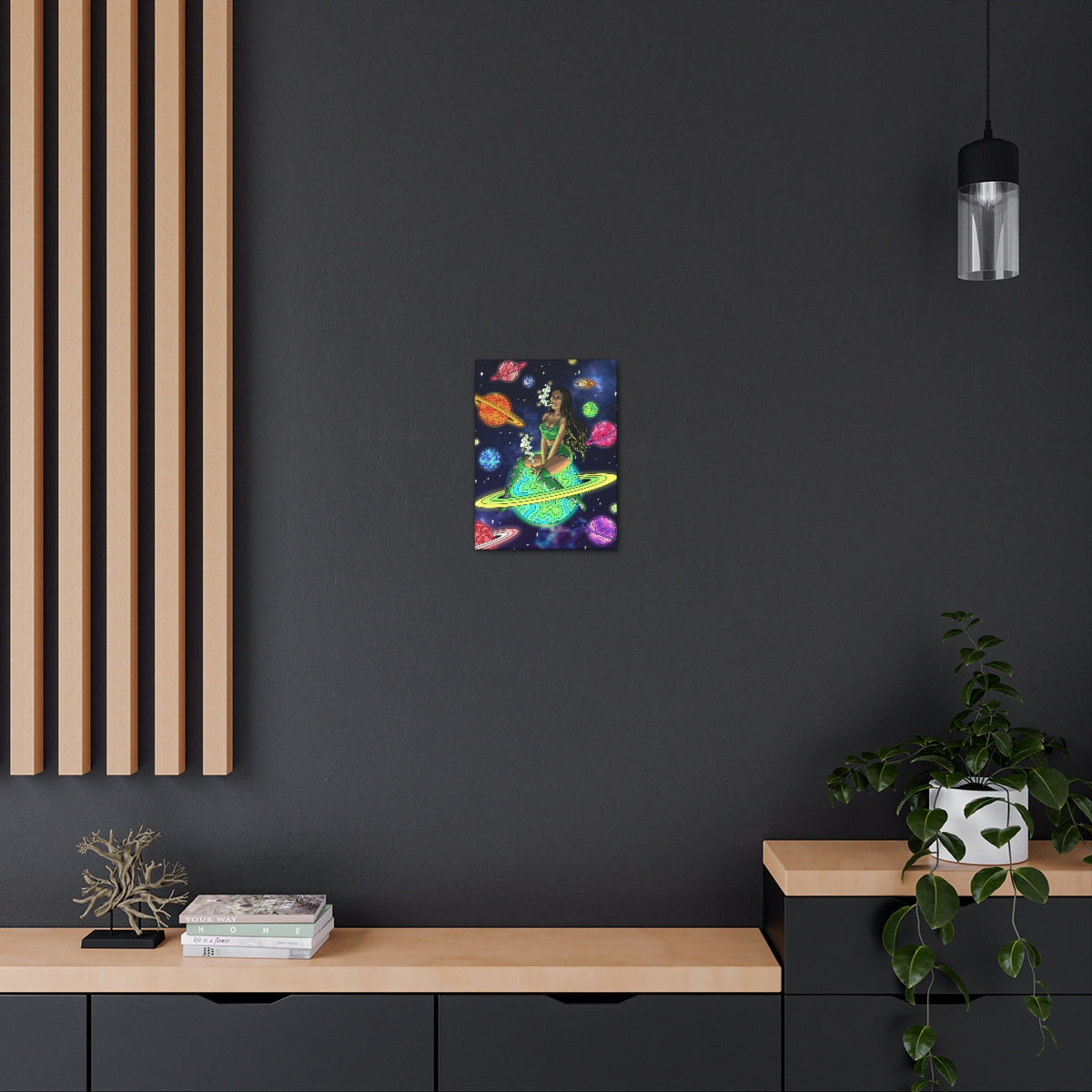 "Space Babe" Canvas Print
