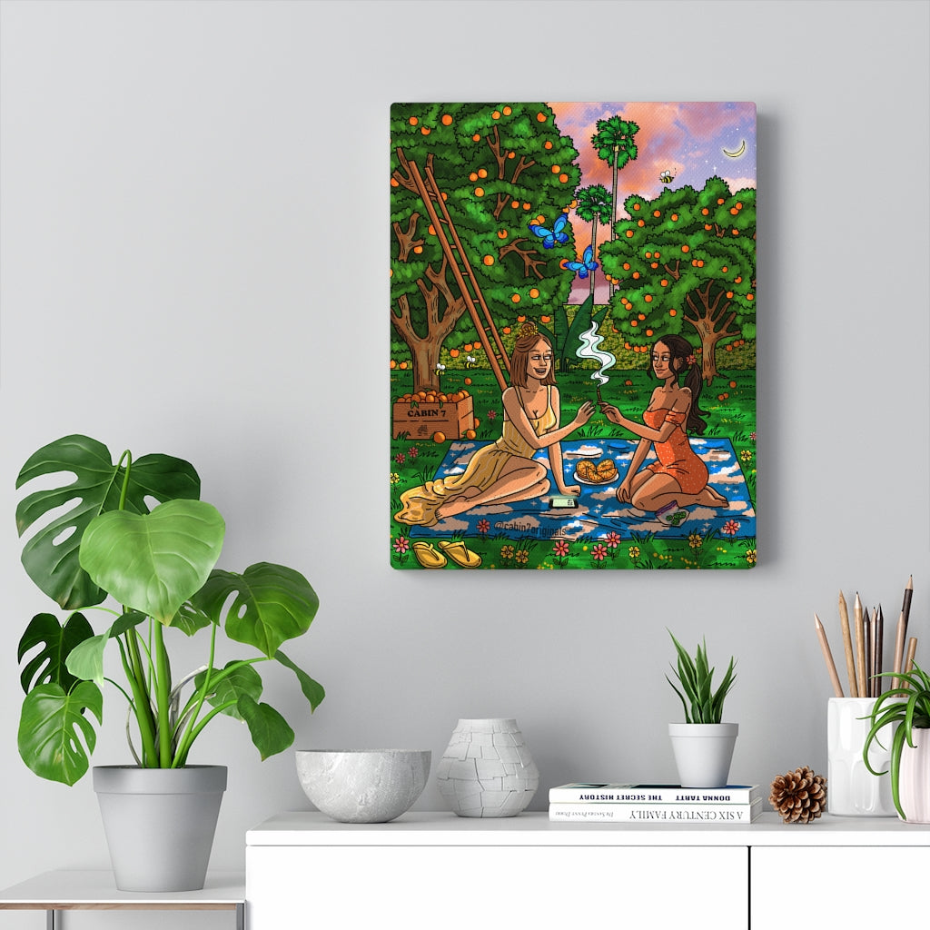 "Orange Grove" Canvas Print