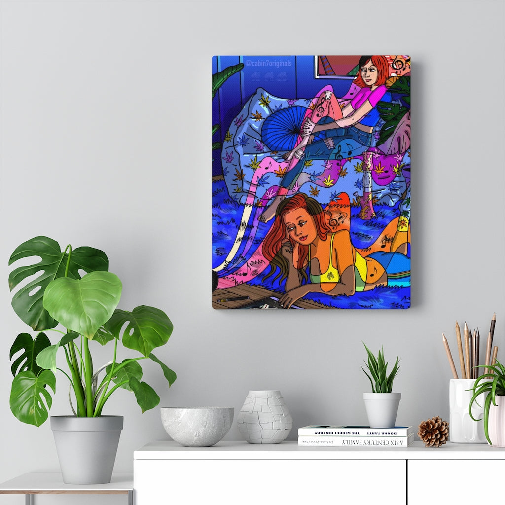 "Musical Vibes" Canvas Print
