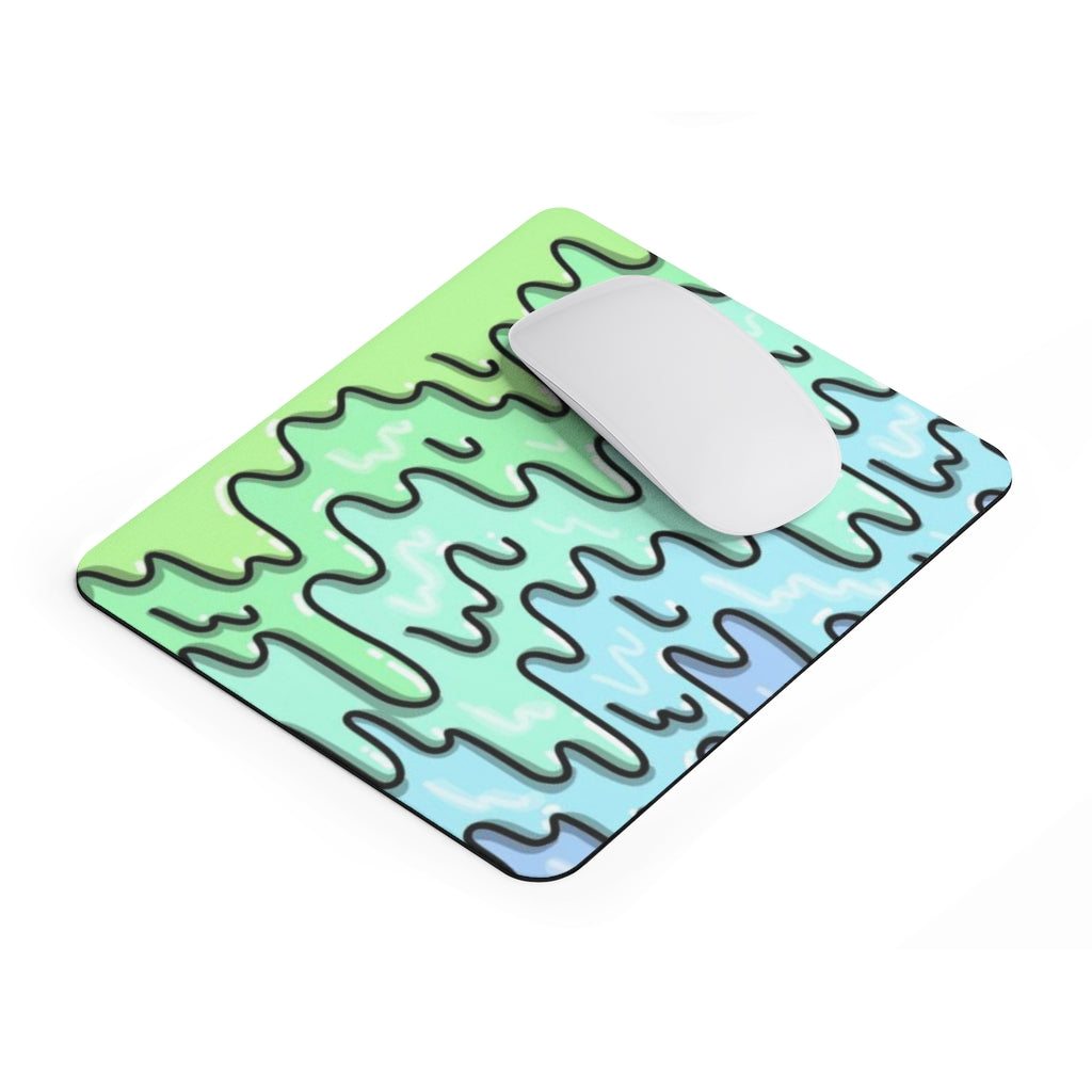 Mint & Aqua Slime Mousepad