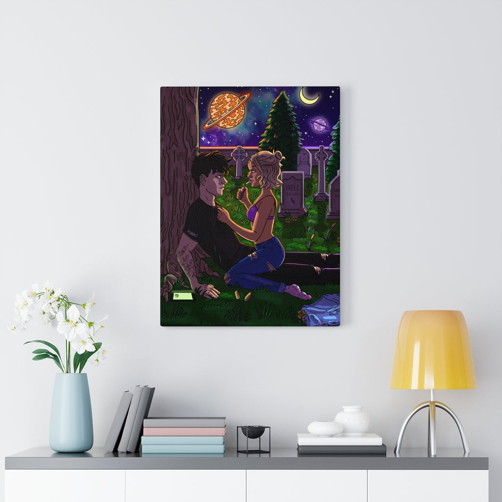 "Graveyard Shift" Canvas Print