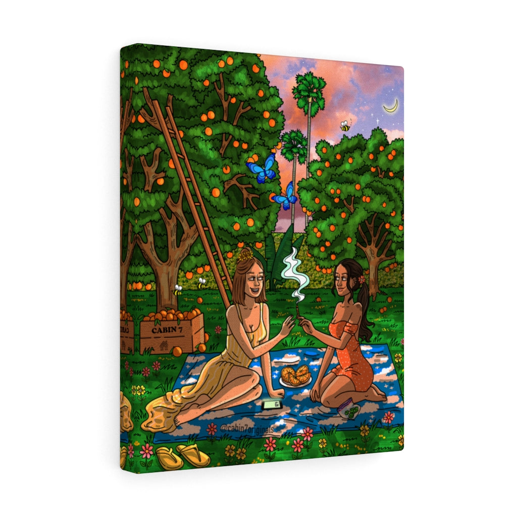 "Orange Grove" Canvas Print