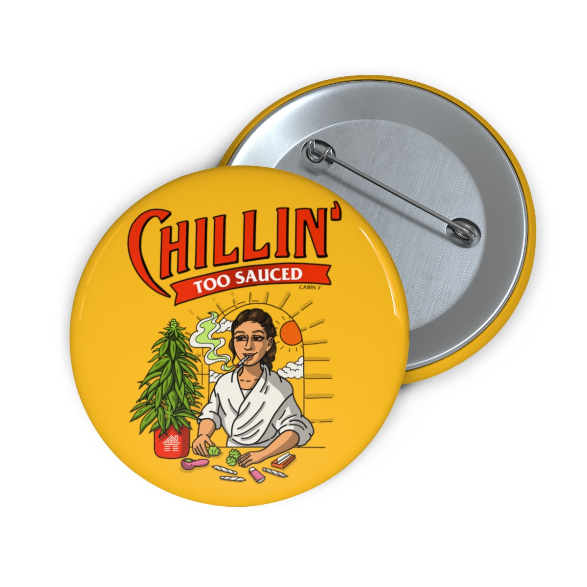 Too Sauced Pin