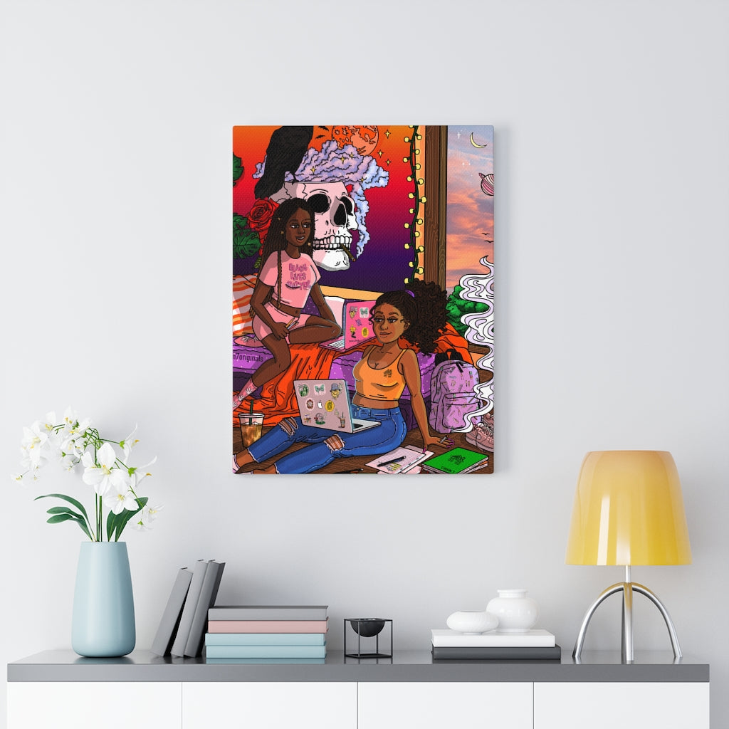 "Study Buddy" Canvas Print