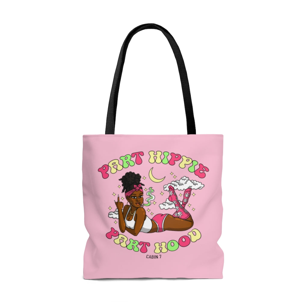 Part Hippie Part Hood Tote Bag