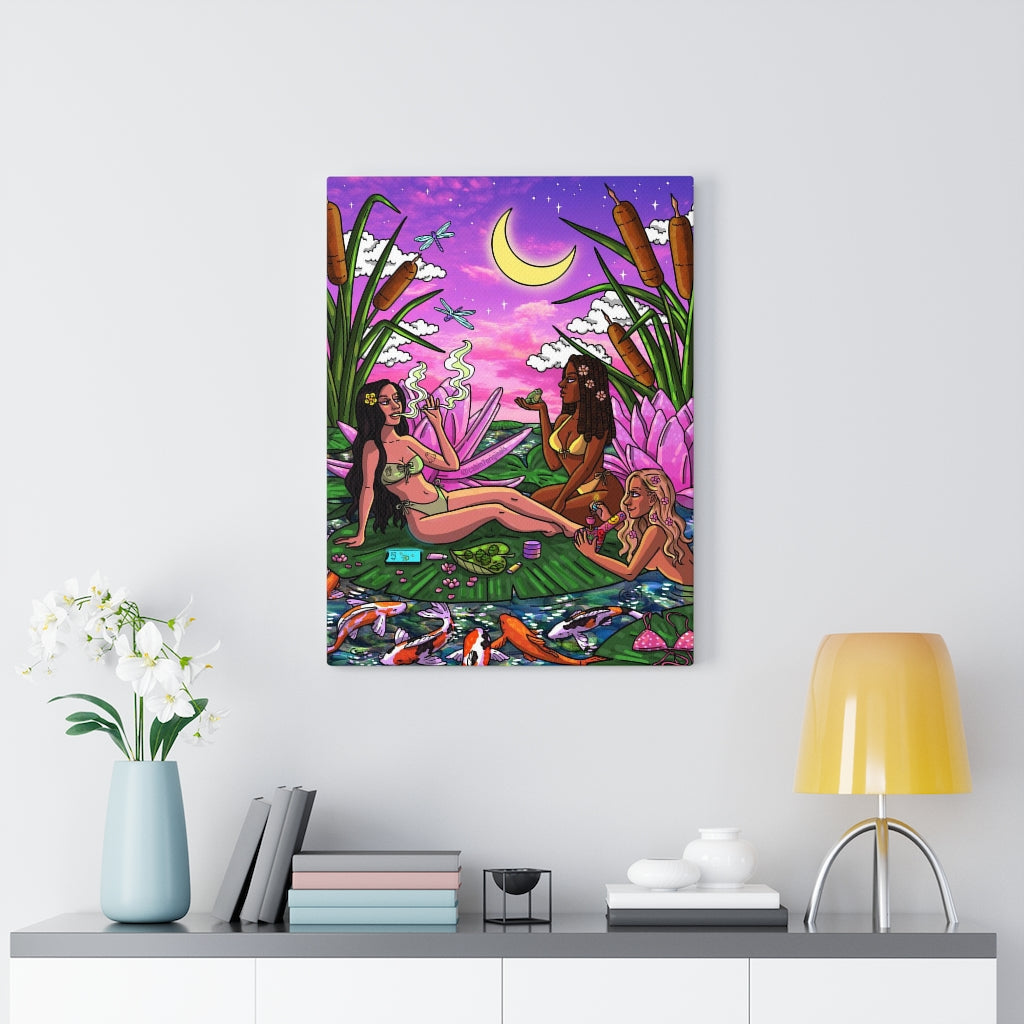 "Water Lilies" Canvas Print